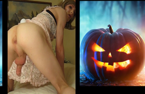 292px x 190px - Travesti amateur y su especial porno cachondo para Halloween - Travestis.org